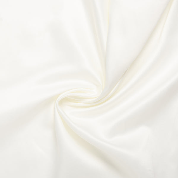 Solid Satin Velvet - CHARLOTTE - Off white