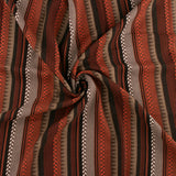 Rayon Twill - BOHO - Stripes - Orange