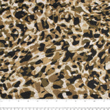 Printed Sweater Knit - HACCI - Leopards - Khaki