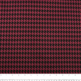 Houndstooth Knit - Red