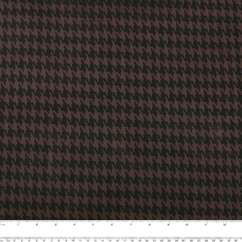 Houndstooth Knit - Brown