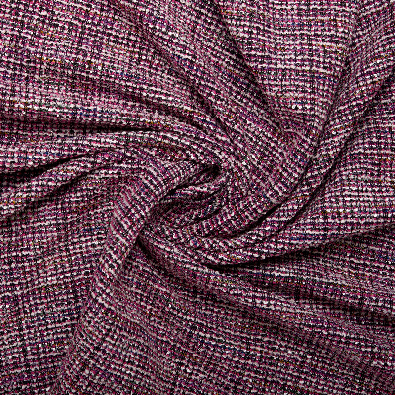 Heavy Bouclé Knit - NELLY - Purple