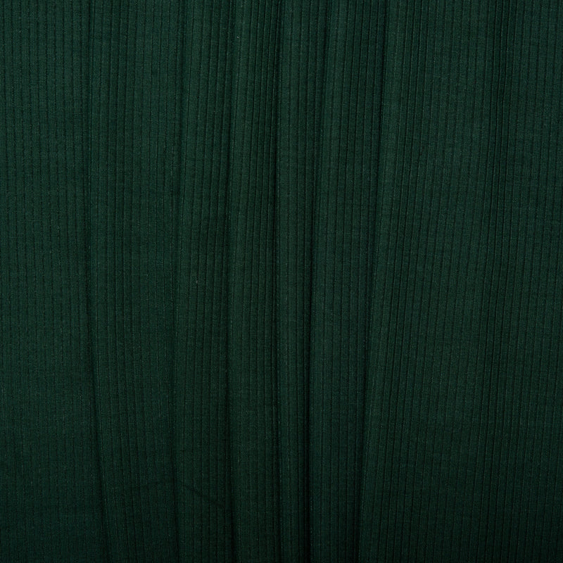 Tricot de viscose côtelé 4x2 - RUBY - Vert