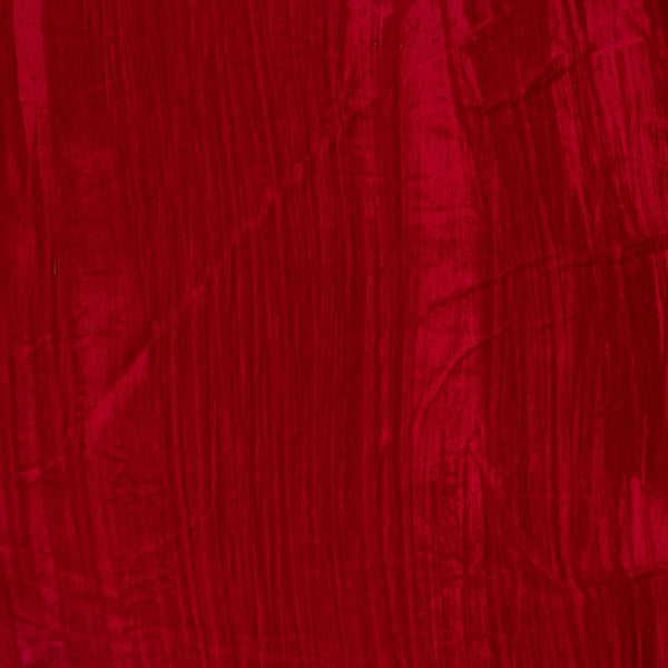Velours plissé uni - «MAJESTIC» - Rouge foncé