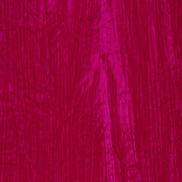 Solid Pleated Velvet - MAJESTIC - Pink