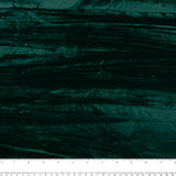 Solid Pleated Velvet - MAJESTIC - Green