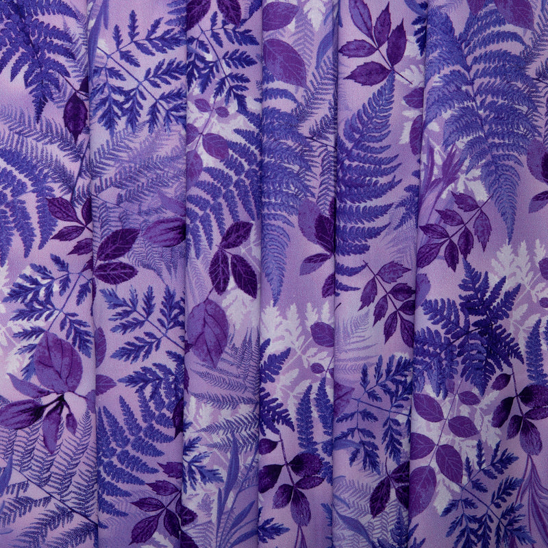 Printed cotton - POTPOURRI - Ferns - Orchid