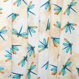Digital Printed Cotton- CHARISMA - Dragonfly - Beige