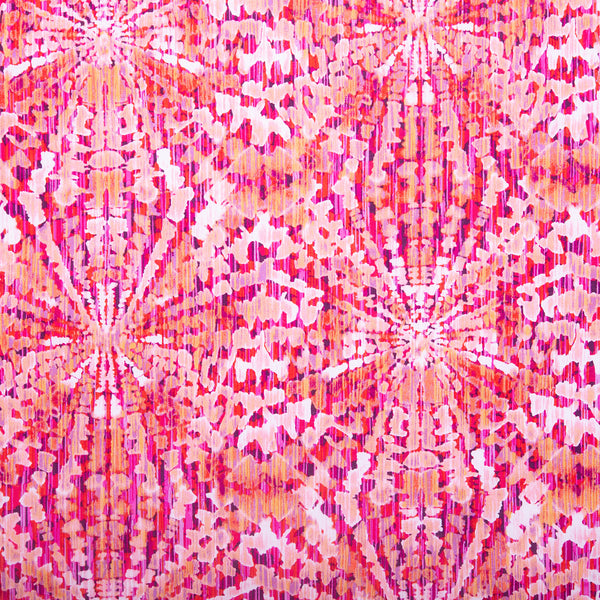 Printed cotton - KINETIC GEOMETRICS - Geometric - Pink