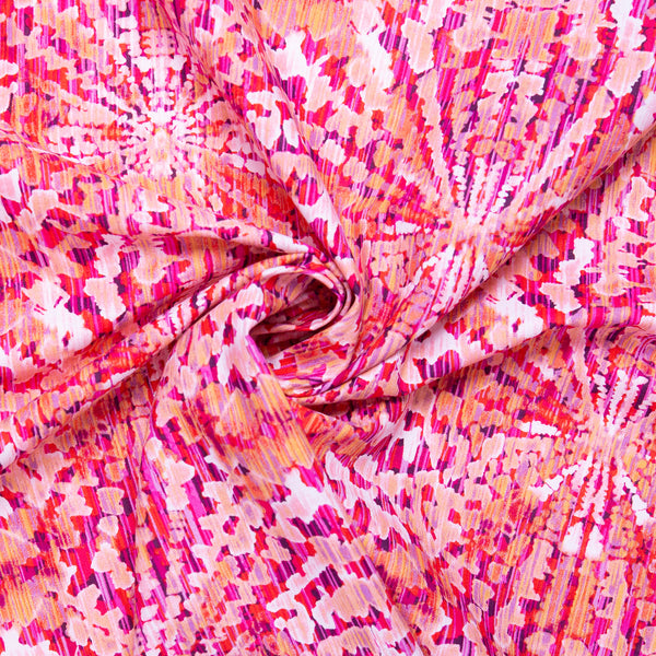 Printed cotton - KINETIC GEOMETRICS - Geometric - Pink