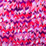 Printed cotton - KINETIC GEOMETRICS - Geometric triangle - Pink