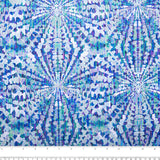 Printed cotton - KINETIC GEOMETRICS - Geometric - Blue