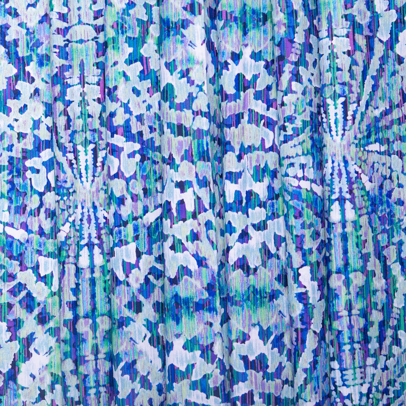 Printed cotton - KINETIC GEOMETRICS - Geometric - Blue