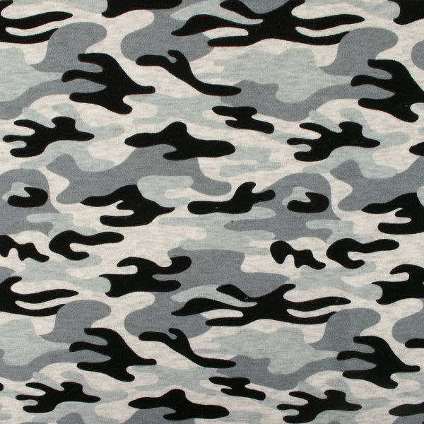 Jogging fleece - JULIA - Camouflage - Grey