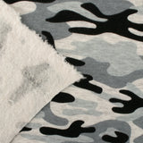 Jogging fleece - JULIA - Camouflage - Grey