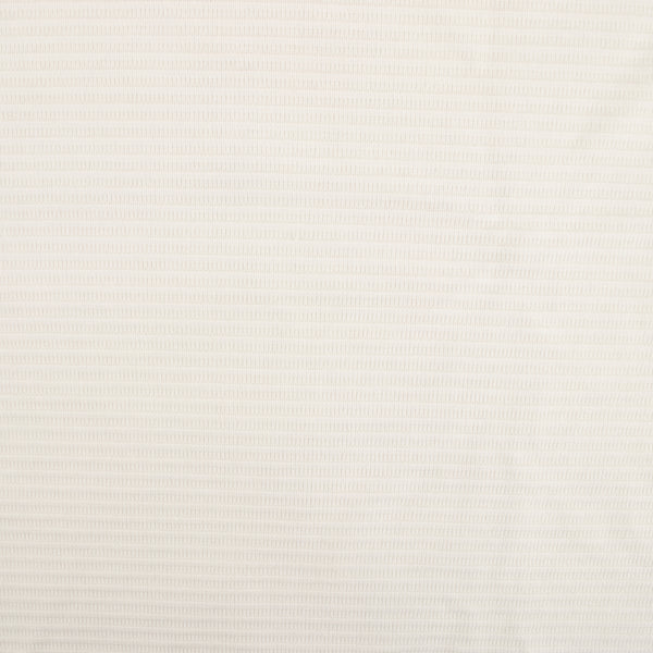 Novelty White Knit - Square stripe - Eggshell