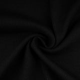 Novelty Black Knit - Rib large - Black