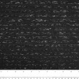 Novelty Black Knit - Semi sheer stripe - Black