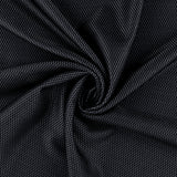 Novelty Black Knit - 090 - Black & Silver