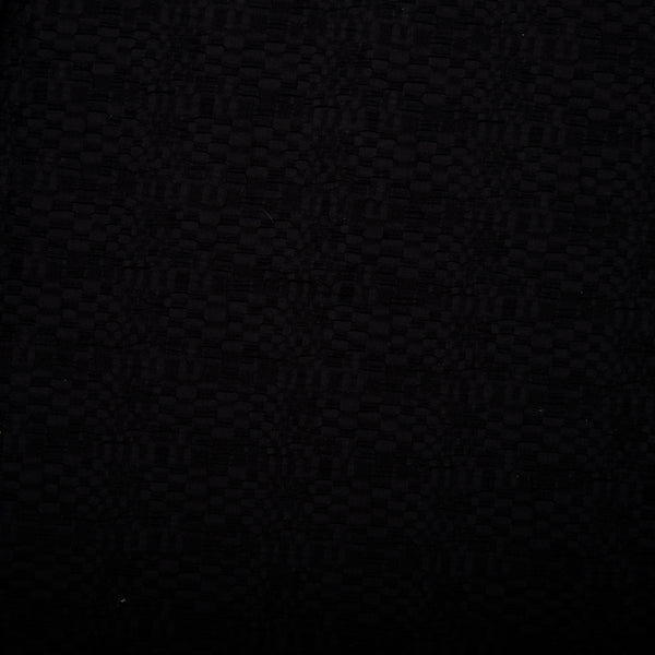 Knit Jacquard - Textured  Black