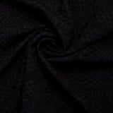 Knit Jacquard - Textured  Black