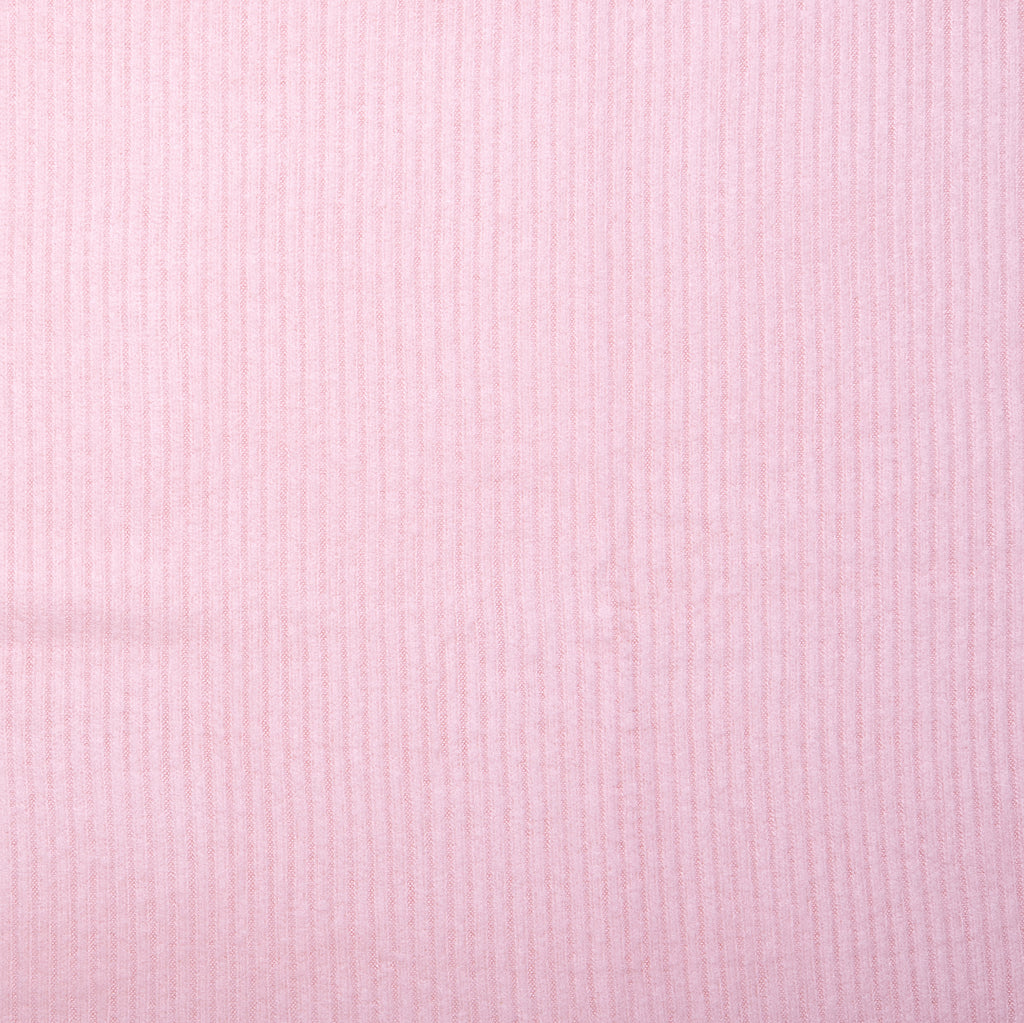 Novelty Knit Solid Rib Baby pink Fabricville
