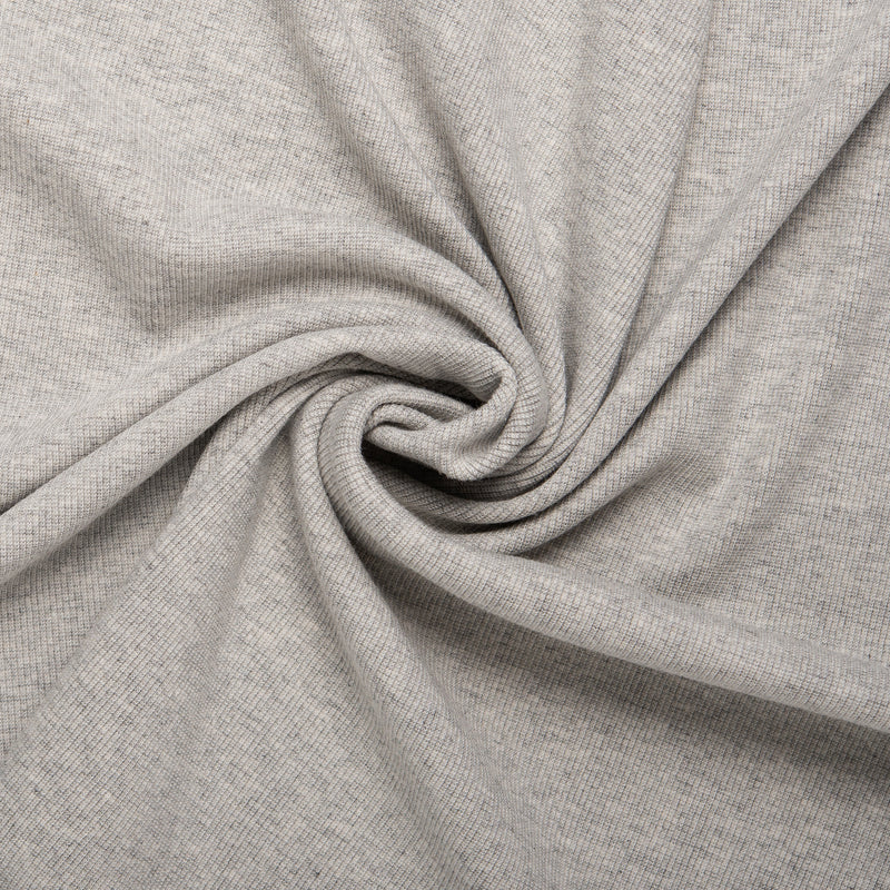Novelty Knit Solid - Rib -  Grey 2 tones