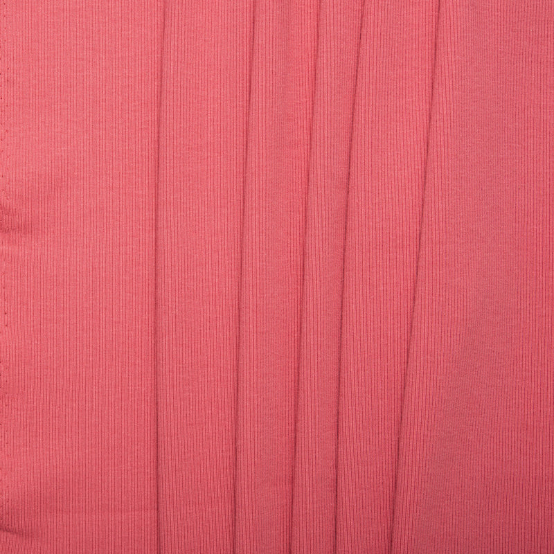 Novelty Knit Solid - Rib - Bubble gum