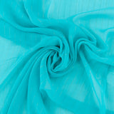 Chiffon uni de Fantaisie - 218 - Aqua