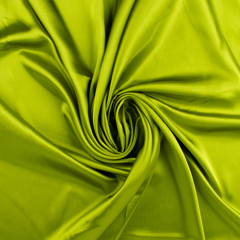 Satin uni de Fantaisie - 254 - Lime