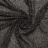 Novelty  Polyester Print - Baby tulip - Black