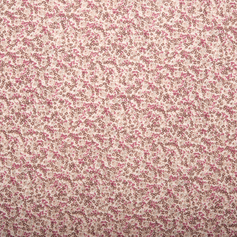 Tissu de polyester imprimé Fantaisie - Bébé marguerites - Rose