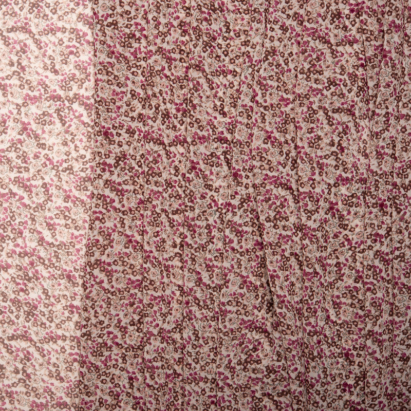 Tissu de polyester imprimé Fantaisie - Bébé marguerites - Rose