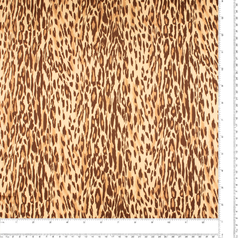 Novelty Polyester Print - 304 - Tan