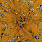 Novelty Polyester Print - 309 - Burnt Orange