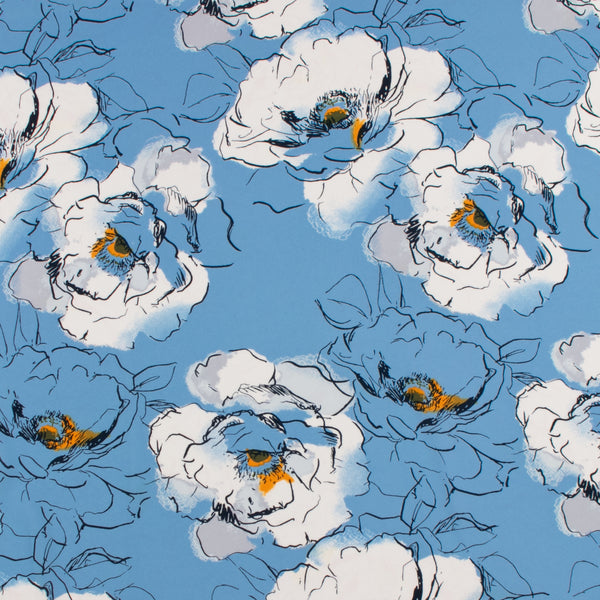 Novelty Polyester Print - 311 - Blue