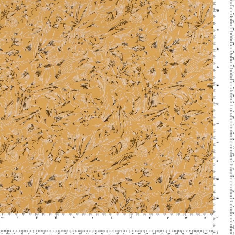 Novelty Polyester Print - 313 - Apricot