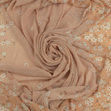 Novelty Printed Chiffon - 332 - Salmon