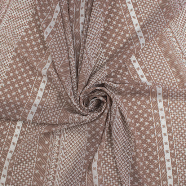 Chiffon imprimé de Fantaisie - 340 - Tan