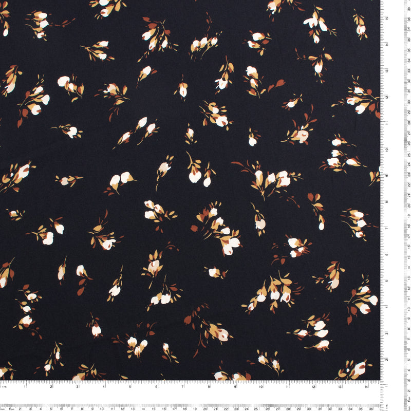 Novelty Polyester Print - 346 - Black