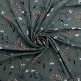 Novelty Polyester Print - 356 - Dark Grey