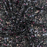 Novelty Printed Chiffon - 360 - Black