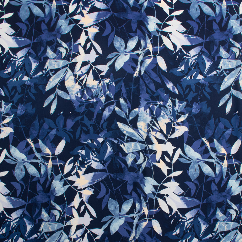 Novelty Polyester Print - 363 - Navy