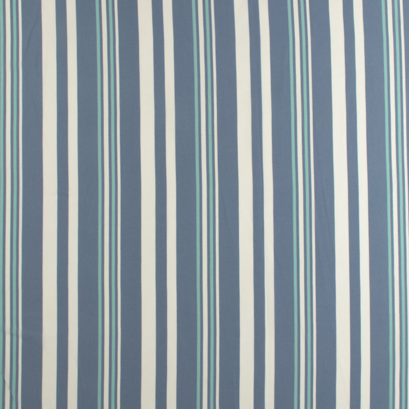 Tissu de polyester imprimé de Fantaisie - 372 - Indigo