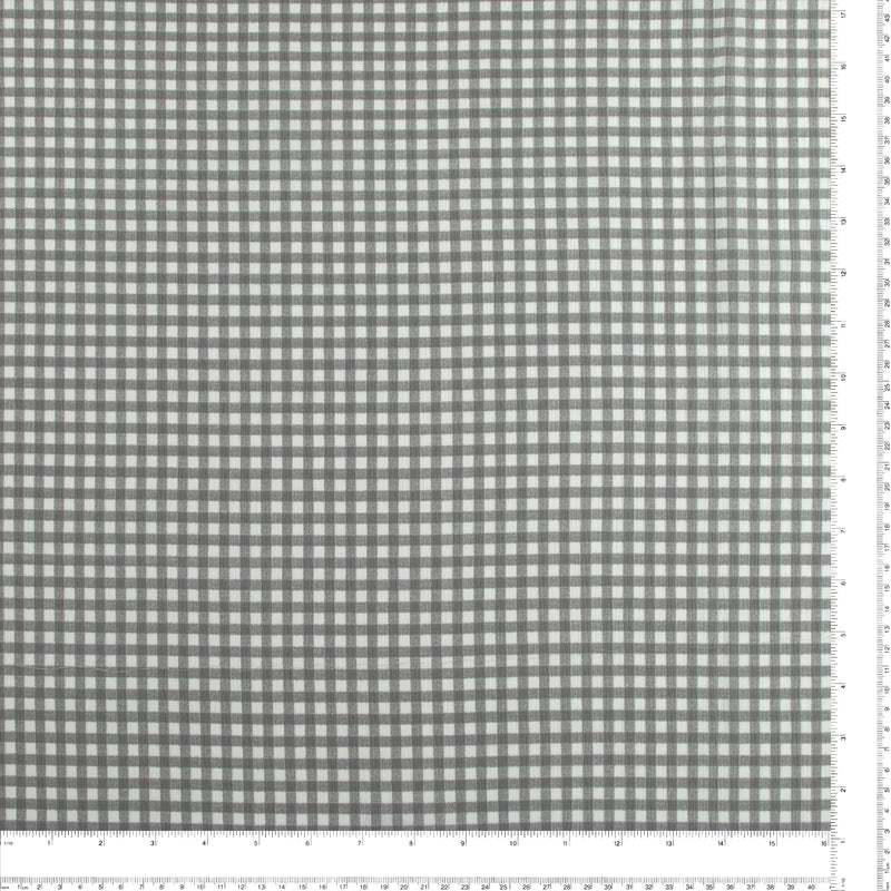 Tissu de polyester imprimé de Fantaisie - 377 - Gris