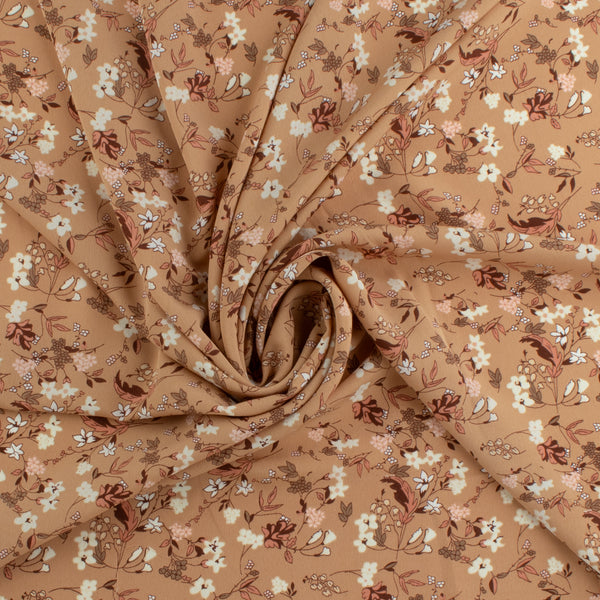 Novelty Polyester Print - 378 - Light Brown