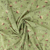 Novelty Polyester Print - 379 - Sage