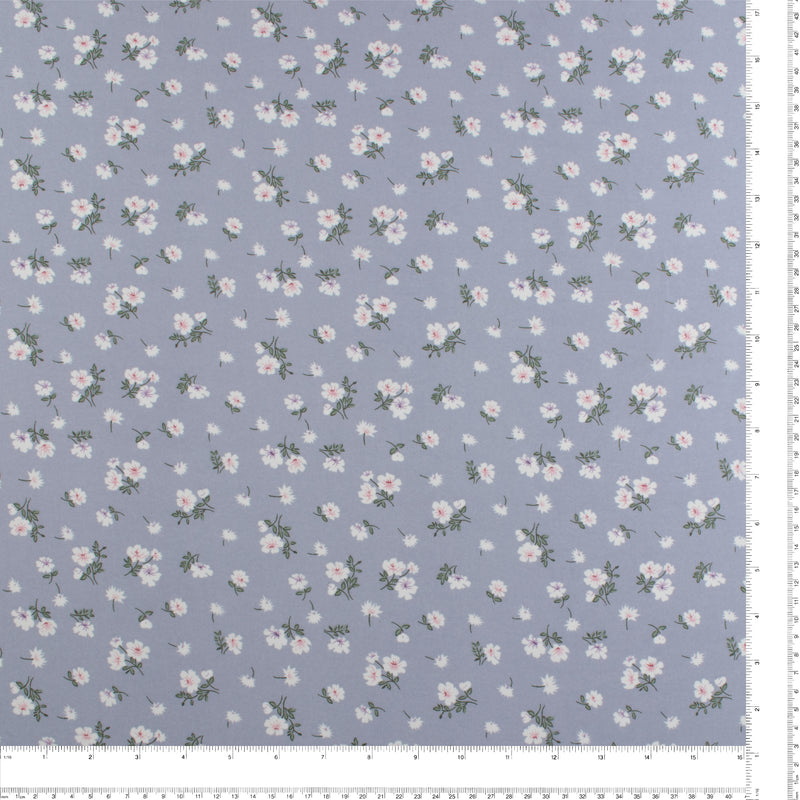 Novelty Printed Chiffon - 380 - Periwinkle