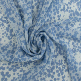 Chiffon imprimé de Fantaisie - 388 - Bleu