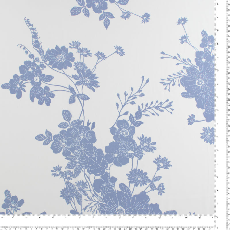 Novelty Polyester Print - 402 - Blue